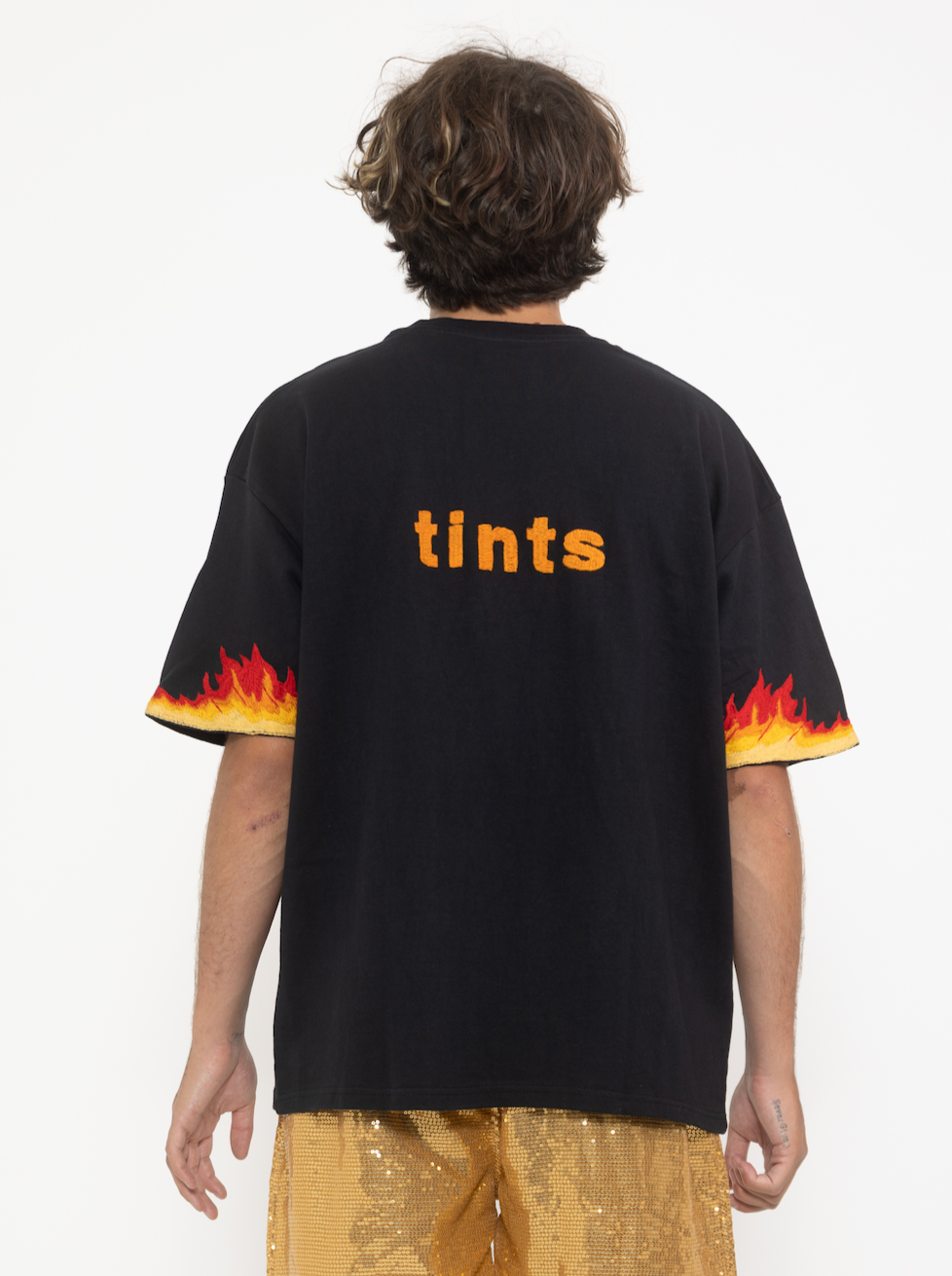 dark dreams hand embroidered t-shirt